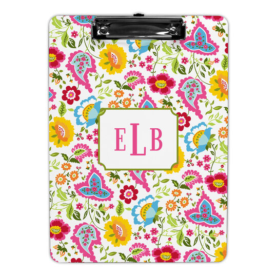 Bright Floral Clipboard